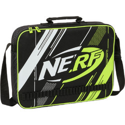 Safta Nerf Get Ready Σχολική Τσάντα Ώμου Δημοτικού Μαύρη 612440385