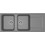 Elleci Life 500 Ένθετος Νεροχύτης Γρανίτη Granitek Titanium 116x50cm
