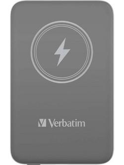 Verbatim Charge'n'Go Wireless Magsafe Power Bank 10000mAh 15W με Θύρα USB-C Grey