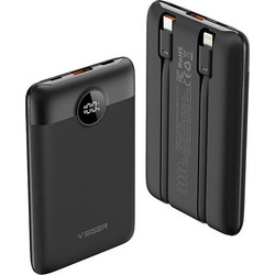 Veger C11 Power Bank 10000mAh 20W με Θύρα USB-A & Θύρα USB-C Quick Charge 3.0
