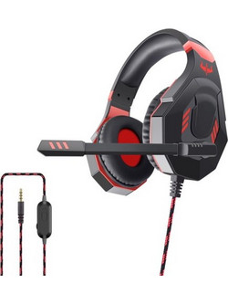 Ovleng OV-P30 Gaming Headset Over Ear Black Red