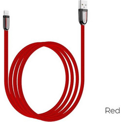 Hoco U74 Braided USB-A to Lightning Cable 1.2m Red U74
