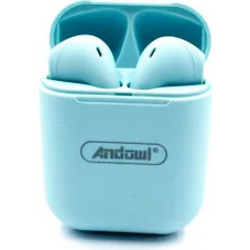 Andowl BQS13 Ακουστικά Bluetooth Earbud Light Blue