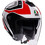 AGV Irides Black Grey Red Κράνος Μηχανής Jet 1500gr