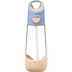 B.Box Feeling Peachy Παιδικό Παγούρι Πλαστικό BPA Free με Καλαμάκι Σομόν Γαλάζιο 600ml