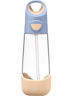B.Box Feeling Peachy Παιδικό Παγούρι Πλαστικό BPA Free με Καλαμάκι Σομόν Γαλάζιο 600ml