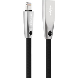 Awei CL-95 Flat USB-A to Lightning Cable 1m Black CL-95