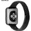 Sonique Milanese Slim Λουράκι Μεταλλικό Black (Apple Watch 42 / 44 / 45 / 49mm)