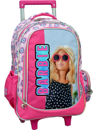 Gim Barbie Holographic Σχολική Τσάντα Τρόλεϊ Δημοτικού Ροζ 349-86074