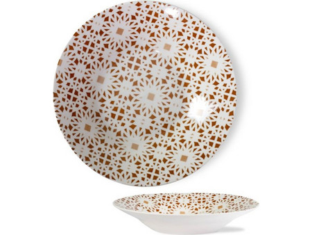 Viosarp Πιάτο Βαθύ Πορσελάνης Design 23cm 5206753042679