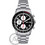 Fossil Sport Ανδρικό Ρολόι Χρονογράφος με Ασημί Μεταλλικό Μπρασελέ FS6045