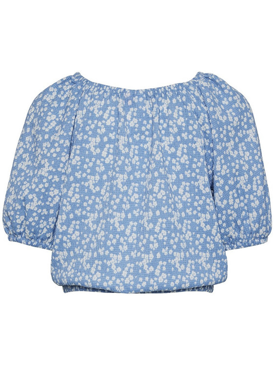 Vero Moda Παιδικό Crop Top Γαλάζιο 10307510