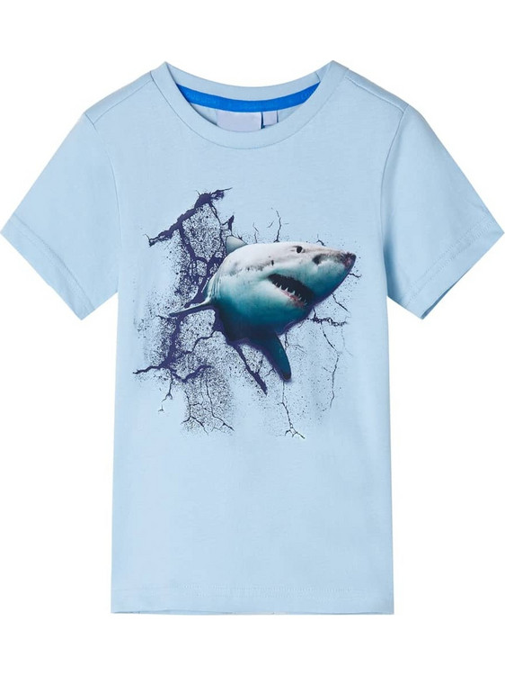 vidaXL Παιδικό T-Shirt Κοντομάνικο Γαλάζιο 11796