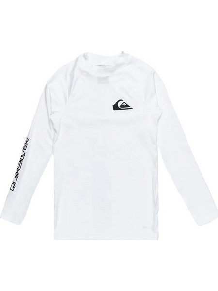 Quiksilver Αντηλιακό UV Παιδικό Μαγιό Μπλούζα για Αγόρι Λευκό AQBWR03065-WBB0