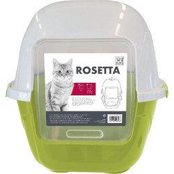 M-Pets Rosetta Τουαλέτα Γάτας Κλειστή Πράσινη Μ50xΠ42xΥ44cm