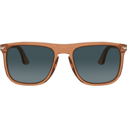 Persol PO3336S 1213S3 Ανδρικά Γυαλιά Ηλίου Τετράγωνα Κοκάλινα Πορτοκαλί με Μαύρο Polarized Φακό