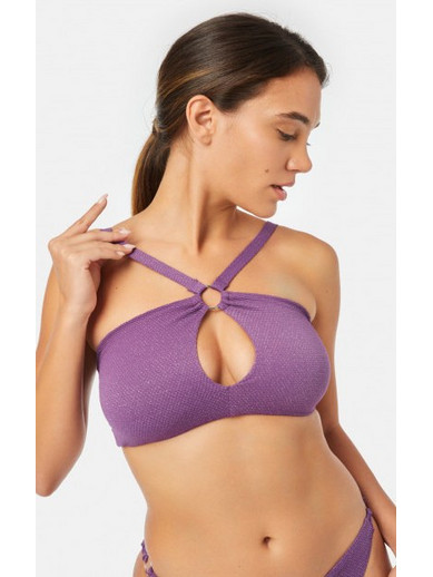 Minerva Lima Bikini Top Μπουστάκι Μωβ 90-9255B