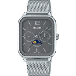 Casio Ανδρικό Ρολόι με Ασημί Μεταλλικό Μπρασελέ MTP-M305M-8AVER