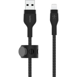 Belkin Flex Braided USB-A to Lightning Cable 2m Black CAA010BT2MBK