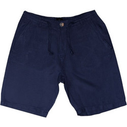 Shaikko Paros Ανδρική Βερμούδα Λινή Navy Μπλε SKM123BG03-2323