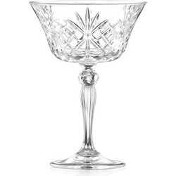 RCR Crystal Σετ Ποτήρια Σαμπάνιας Κρύσταλλο Κολωνάτα Melodia 260ml 6τμχ 0803595