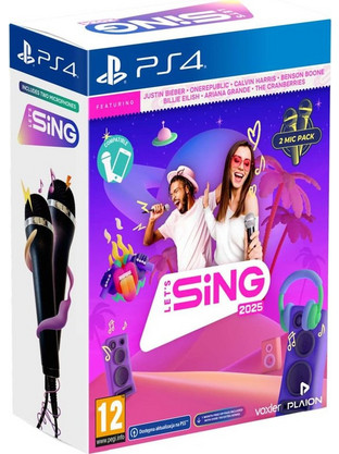 Let's Sing 2025 Double Mic Bundle PS4