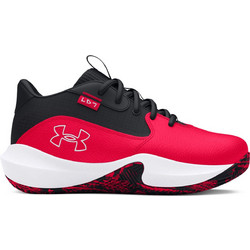 Under Armour Lockdown Παιδικά Αθλητικά Παπούτσια για Μπάσκετ Κόκκινα 3028514-600