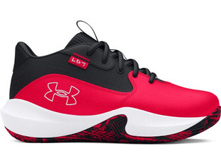 Under Armour Lockdown Παιδικά Αθλητικά Παπούτσια για Μπάσκετ Κόκκινα 3028514-600