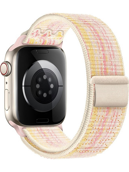 Hoco Watchband WA25 Λουράκι Υφασμάτινο Starlight / Pink (Apple Watch 42 / 44 / 45 / 49mm)