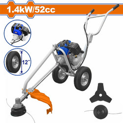 Wadfow WGM3A52 Χορτοκοπτικό Βενζίνης με Ρόδες 2.2hp