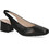 Caprice Ανατομικές Γόβες Slingback Δερμάτινες με Χοντρό Χαμηλό Τακούνι Μαύρες 9-29500-42-022