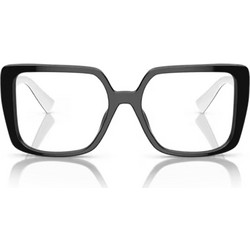 Miu Miu MU06VV 10G1O1 Γυναικείος Σκελετός Γυαλιών Οράσεως Κοκάλινος Μαύρος Άσπρος
