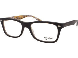 Ray-Ban RB5228 5409 Ανδρικός Σκελετός Γυαλιών Οράσεως Κοκάλινος Μαύρος