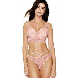 Gorteks Σουτιέν Balconette Push Up με Μπανέλα Ροζ B4 154222