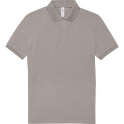 B&C Collection Ανδρική Μπλούζα Polo Κοντομάνικη Amalfi Γκρι PU426