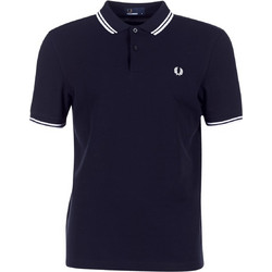 Fred Perry Ανδρική Μπλούζα Polo Κοντομάνικη Navy Μπλε M3600-238