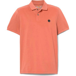 Timberland Ανδρική Μπλούζα Polo Κοντομάνικη Κοραλί TB0A26N4EG6