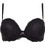 Lormar PIZZO Σουτιέν Balconette Push Up με Μπανέλα Μαύρο