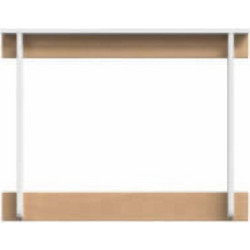 Casababy Berlin Βάση Αλλαξιέρας Μωρού Ξύλινη 94x74cm Λευκή Καφέ
