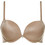 Lormar Σουτιέν Balconette Push Up με Μπανέλα Μπεζ 01023