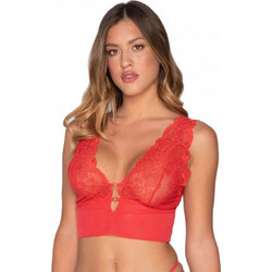 Luna Bralette χωρίς Μπανέλα Κόκκινο 14211