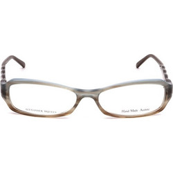 Alexander McQueen AMQ4162 R4E Γυναικείος Σκελετός Γυαλιών Οράσεως Κοκάλινος Καφέ