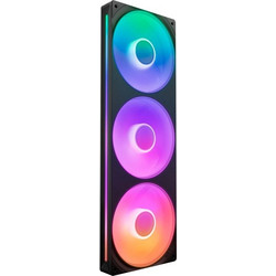 NZXT F360 RGB Core Case Fan 120mm ARGB με Σύνδεση 3-Pin 4-Pin PWM 3τμχ Black