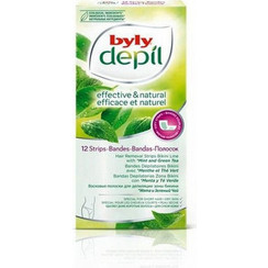 Byly Depil Mint Ταινίες Αποτρίχωσης για Μπικίνι 12τμχ