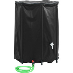 vidaXL 156007 Πλαστική Δεξαμενή Νερού 1350lt Μαύρη
