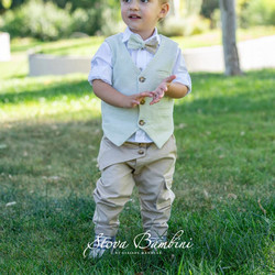 Stova Bambini Βαπτιστικό Κοστούμι με Γιλέκο 6τμχ SS23-B11