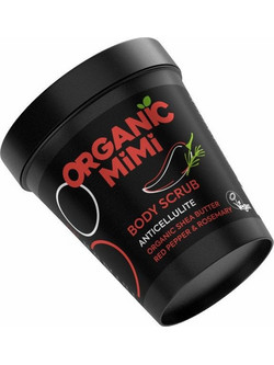 Organic Mimi Anti-Cellulite Red Pepper & Rosemary Scrub Σώματος 250gr