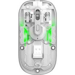 Marvo M808W Ασύρματο Bluetooth Ποντίκι White Transparent