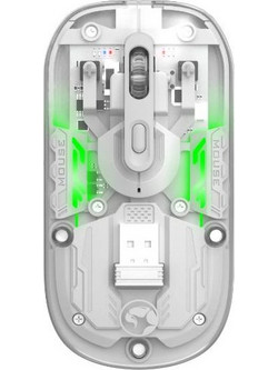 Marvo M808W Ασύρματο Bluetooth Ποντίκι White Transparent