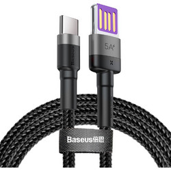 Baseus Cafule Braided USB-A to USB-C 40W 1m Black CATKLF-PG1